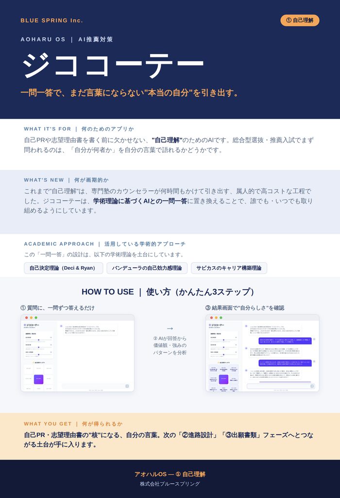 ジココーテー フライヤー